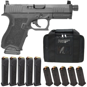 PSA Dagger Compact 9mm RMR Threaded Barrel Pistol w/ 10 PMAG 27rd/15rd Magazines &amp; PSA Pistol Bag - $409.99 - $409.99