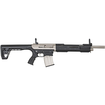 Tokarev USA TAR 12MP Silver/Black 12 GA 18.5" Barrel 3"-Chamber 5-Rounds 3 Chokes - $269.99 ($7.99 S/H on Firearms) - $269.99
