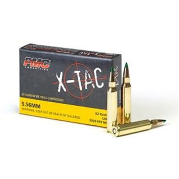 PMC - X-TAC - 5.56x45mm - M855 - 62 Grain - FMJ - 20 Rounds - $9.99 - $9.99