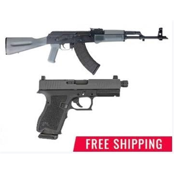 Gray PSA AK-47 GF3 Forged Classic Rifle &amp; Dagger Bundle - $900 + Free Shipping - $900.00