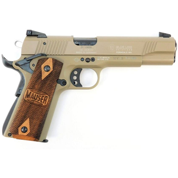 Blue Line Solutions Mauser 1911-22 22LR Rimfire Pistol with Tan Frame and Walnut Grips - $326.99 (Free S/H on Firearms) - $326.99