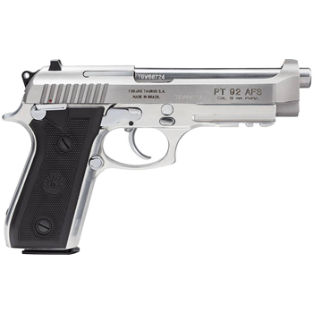 Taurus PT92 9mm Stainless Fixed Sights 17rd with Rail - $528.99 ($7.99 S/H on Firearms) - $528.99