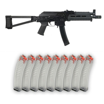 PSA AK-V 9mm MOE Triangle Folding Pistol, Black With 10 Magazines - $999.99 + Free Shipping - $999.99