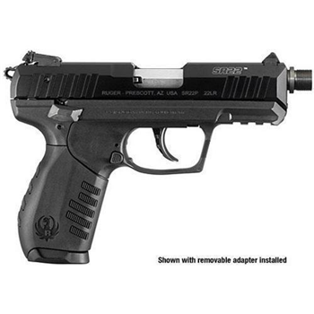 Ruger SR22 Black .22 LR 3.5-inch 3.5-inch 10Rd Threaded Barrel - $418.99 ($7.99 S/H on Firearms) - $418.99