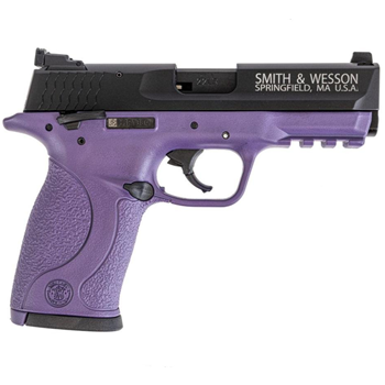 Smith &amp; Wesson M&amp;P22 Compact 22 LR Pistol 10rd 3.56", Purple/Black - $379.99 - $379.99