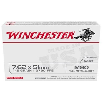 Winchester 7.62X51mm NATO 149Gr FMJ 500 Rnd - $517.49 after code "TA10" - $517.49
