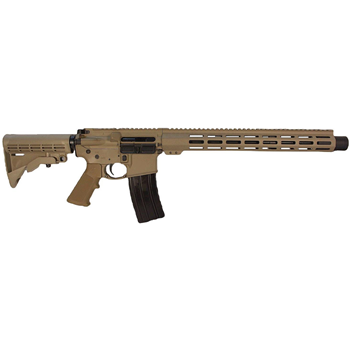 P2A "Patriot" 13.7 inch AR-15 5.56 NATO M-LOK Complete Rifle with Flash Can - FDE COLOR - Pinned &amp; Welded - $807.49 AFTER 15% - $807.49