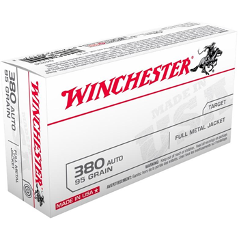 WINCHESTER AMMO 380 ACP 95Gr Full Metal Jacket 50rd - $19.99 - $19.99