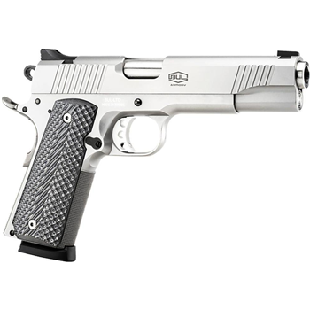 Bul Armory 1911 Government 9mm 5" 10+1 Stainless Steel Black Polymer Grip - $772.79 - $772.79