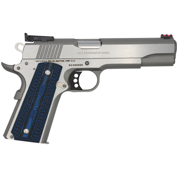 Colt Firearms 1911 Gold Cup Lite Stainless .45 ACP 5" Barrel 8-Rounds Blue G10 Checkered Grip w/ Scallop - $1299.99 ($7.99 S/H on Firearms) - $1,299.99