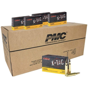 PMC X-TAC 5.56mm NATO 55gr FMJ 1000 Rnds - $449.99 w/code "WLS10" - $449.99