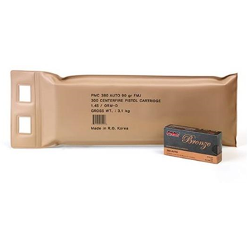 PMC Bronze 380 Auto/ACP 90gr FMJ Ammunition 300 Round Battle Pack - $109.99 - $109.99