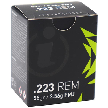 Igman .223 Ammo 55 Grain Brass FMJ 20rds - $7.99 - $7.99