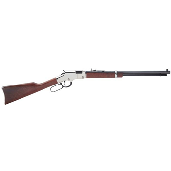 Henry Repeating Arms Golden Boy Silver Lever Action Rifle Walnut .22 LR/.22 Short 20" Barrel 16-Rounds - $520.99 ($7.99 S/H on Firearms) - $520.99