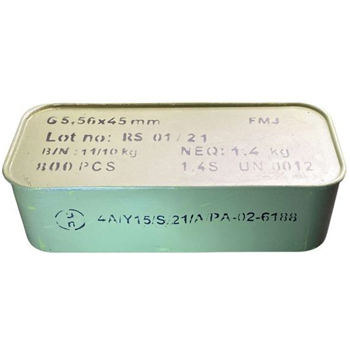 Uzima Romanian M193 5.56x45 NATO 55gr FMJ 800-Round Spam Can - $419.99 - $419.99