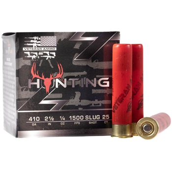 Veteran Ammo Hunting .410 Rifled Slug 1/4 Oz 2-1/2" 25rds - $29.99 - $29.99