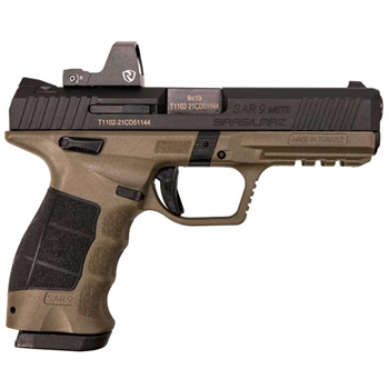 SAR9 Mete 9mm 4.4" Barrel OD Green/Blk 17Rnd - $349 (Free S/H on Firearms) - $349.00