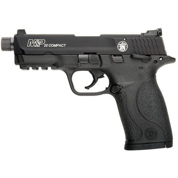 Smith &amp; Wesson M&amp;P22 Compact Suppressor Ready .22 LR 3.6" Threaded Barrel 10 Rnds - $369.99 - $369.99
