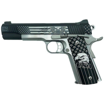Kimber Custom II Two-Tone Black/ Stainless 45 ACP 5" Barrel 7-Rounds "USA" GrabAGun Exclusive - $1299.99 ($7.99 S/H on Firearms) - $1,299.99