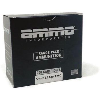 Ammo Inc. Signature 9mm TMC 124 Grain 200 Rounds - $66.49 - $66.49