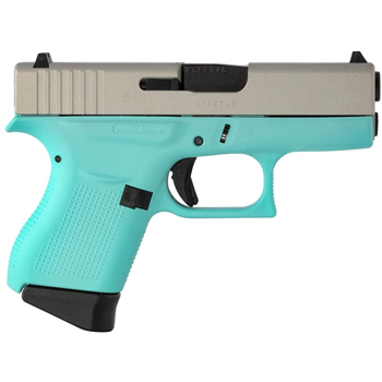 Glock 43 "Tiffany Blue" Robin's Egg Blue 9mm 3.39" Barrel 6-Rounds - $448 ($7.99 S/H on Firearms) - $448.00