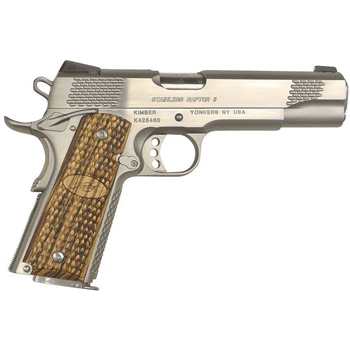 KIMBER Raptor II 9mm 5in Stainless 8rd - $1334.99 (Free S/H on Firearms) - $1,334.99
