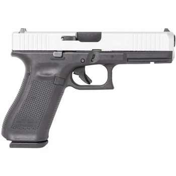 Glock 17 Gen 5 9mm 4.49" Barrel 17-Rounds Stainless Slide - $549.99 ($7.99 S/H on Firearms) - $549.99