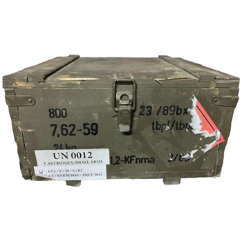 Czech Military Surplus 7.62x54R Ammo 148gr FMJ 800-Round Crate - $499.99 - $499.99