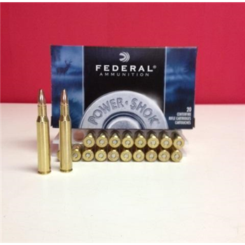 Federal Power-Shok Brass .270 Win 130-Grain 20-Rounds JSP - $23.09 ($7.99 S/H on Firearms) - $23.09