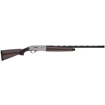 Tristar Raptor Semi Auto Shotgun 12 GA 28-inch 5Rds - Silver Receiver With Wood Stock - $421.99 ($7.99 S/H on Firearms) - $421.99