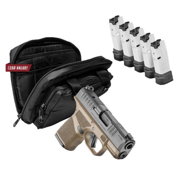 Springfield Hellcat Micro Compact OSP 9mm 13rd 3" FDE/Black Gear up Bundle - $529.99 - $529.99