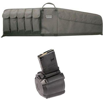 Magpul PMAG D-60 Round Magazine AR/M4 5.56x45 &amp; Sportster Tactical Rifle Case - $99.99 - $99.99