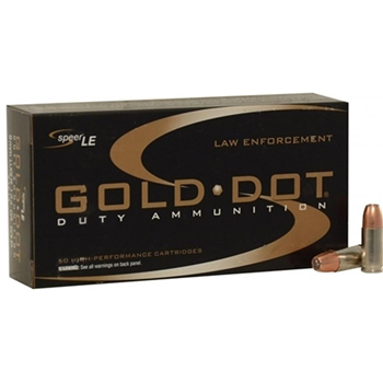 Speer Gold Dot 9mm +P 124GR JHP 50rds - $49.98 (Free S/H over $100) - $49.98