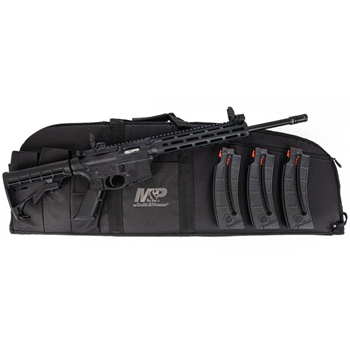 S&amp;W M&amp;P 15-22 Sport .22 LR Rifle With 3 Magazines &amp; M&amp;P Duty Carry Case, Black - $399.99 - $399.99