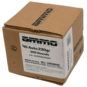 Ammo Inc 45 ACP Ammo 230 Grain TMC 300rd Range Pack - $129.99 - $129.99