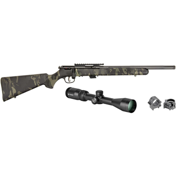 Savage Mark II FV-SR 22LR 16.5" 5rd Multi-Cam Black Camo + Vortex Crossfire II 3-9x40 Dead-Hold BDC - $349.99 (Free S/H on Firearms) - $349.99