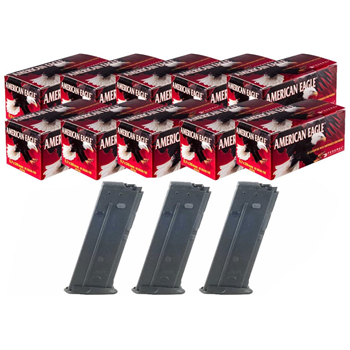Brownells 5.7x28mm 40gr FMJ 500rds with 3x Five Seven 20rd Magazines - $399.99 after code "TA10" - $399.99