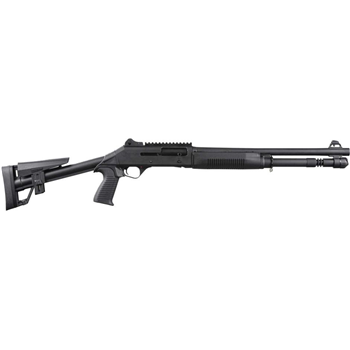 Panzer M4 Tactical 12 Gauge Shotgun 18.5" w/ Fixed Skeleton Stock, Black - $449.99 - $449.99