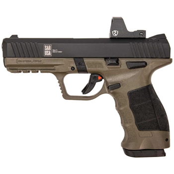 SAR9 Mete 9mm 4.4" Barrel OD Green/Blk 17Rnd - $349 (Free S/H on Firearms) - $349.00