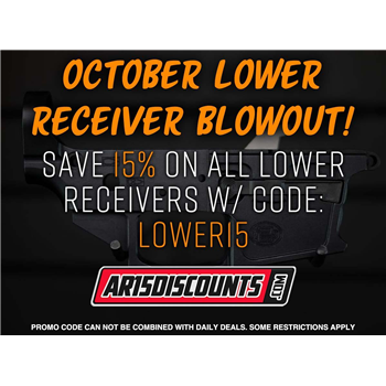 All Lower Receivers 15% Off w/ code: LOWER15 - Starting at $42.46 (Free S/H over $150) - $42.96