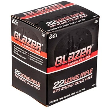 CCI - Blazer Ammo 22 Long Rifle Lead Round Nose 38 gr 1050 Rnds (2 boxes) - $93.98 w/code "HOME10" - $93.98