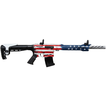Citadel Boss-25 12 Gauge AR Style Semi Auto Shotgun with American Flag Finish - $510.99 (Free S/H over $49) - $510.99