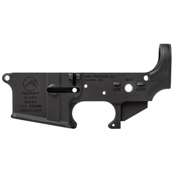 Aero Precision M16A4 Clone Stripped Lower - Anodized Black - APAR148017C - $82.95 (Free S/H over $150) - $82.95