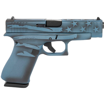 Glock 48 Blue Titanium Flag 9mm Luger 4.17" Barrel 10 Rounds - $485.00 ($7.99 S/H on Firearms) - $485.00