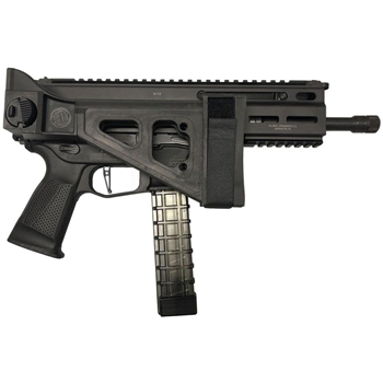 Grand Power Stribog 9mm Pistol With SB Folding Brace, Black - SP9A1-SB - $729.99 - $729.99
