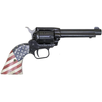 Heritage Rough Rider 4.75" .22 LR Revolver With US Flag Grips Blued - $119.99 ($89.99 after $30 MIR) - $119.99