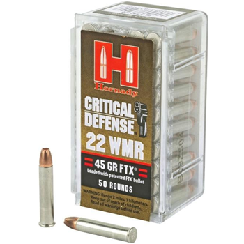 Hornady .22 Winchester Mag Rimfire 45 Gr FTX CD-50 Count - $15.99 - $15.99