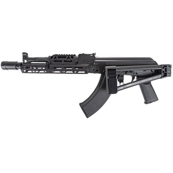 PSA AK-47 GF3 "American Bastard" Pistol with 12.7" 1/2x28 Thread Barrel, JL Billet Extended Rail, and Linear Comp Flash Can - $899.99 - $899.99
