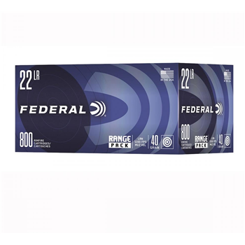 Federal Range Pack 22 LR 40gr LRN 1600 Rounds (2 Boxes) - $129.98 after filler &amp; code "NOV20" - $129.98