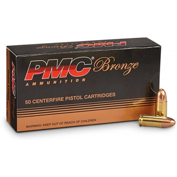 PMC - Bronze - 9mm - 115 Grain - FMJ - 1000 Rounds - $299 - $299.00
